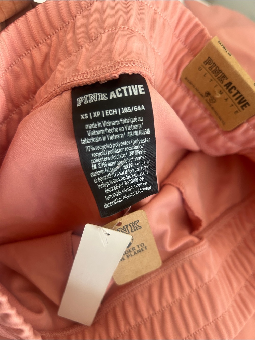 Women XS  Coral Pink Active Jogger Pants - Picture 3 of 3